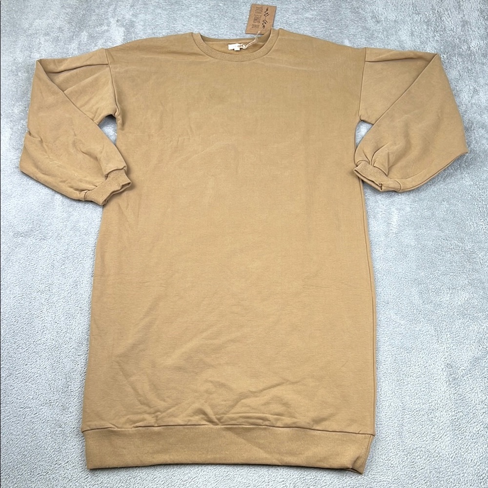 NEW The Simple Folk 4 Organic Cotton Stretch The‎ Oversized Sweater Dress